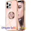 Coque de téléphone de luxe galvanisée, souple, fine, résistante aux chocs, pour iPhone 15 14 13 12 11