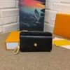 Plånböcker högkvalitativa lyxdesigner kvinnor plånbok handväska korthållare med låda berömda brev blommor gratis frakt