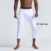 Nuovi pantaloni sportivi da fitness bianchi neri 2021 compressione ad asciugatura rapida Capri pantaloni corti da basket corsa stretch train235u