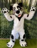 Fursuit Long Fur Husky Dog Fox Mascot Costume Halloween Furry Suit Party Ad Cartoon Outfits