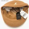 قبعات الكرة قبعات الكرة Kangol على الطراز الأمريكي Kangaroo عالية الجودة صوف حقيقي قبعة إلى الأمام قبعة فرنسية الرسام الخريف والشتاء القبعات الرجال القبعات T230910