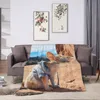 Blankets Sofa Bed Blanket French Bulldog Dog Cute UltraSoft Fleece Flannel Velvet Plush Throw 230909