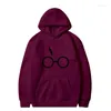 Sudaderas con capucha para hombre Harrys Potters Sudaderas Hombres Mujeres Gafas Imprimir Invierno Polar Manga larga Sudadera con capucha Abrigo Harajuku Sudadera con capucha Hombre