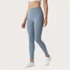 LL-1913VVV Fitness Yoga Hose Damen Lange Hosen Yoga Outfits Übung Gym Fitness Tragen Mädchen Laufen Leggings Elastische Erwachsene Pan202f