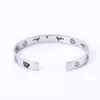 Bracelet ouvert en acier inoxydable pour Couple, bijoux à la mode, cadeaux de saint-valentin pour petite amie, accessoires Whole293n