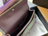 Designer bolsa de ombro saco de corrente embreagem flap totes carteira cheque veludo thread bolsa letras duplas sólida ferrolho cintura listras quadradas mulheres bolsas de luxo