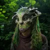 Diğer Etkinlik Partisi Malzemeleri Orman Yeşil Ruh Maskesi Cadılar Bayramı Ağacı Yaşlı Adam Korkunç Korku Zombi Spooky Hayalet Ürpertici Demon Maskesi 274Z