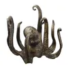 Dekorative Objekte, Figuren, Oktopus-Statue, Kunstharz, Oktopus-Skulptur, Kunsthandwerk, Oktopus-Becherhalter, lustiger Guss-Becherhalter, Schmuckhalter D253v