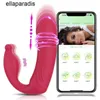 Giocattoli sessuali Massaggiatore App Vibratori indossabili Mutandine vibranti telescopiche Clitoride G Spot Vibrazione Dildo Telecomando per donne Coppie