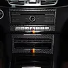 Car Central Control Air Conditioning CD Panel Decoration Cover Trim Carbon Fiber For Mercedes Benz E Class W212 2014-152235