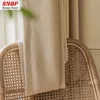 Tende trasparenti Moda Ciniglia di lusso per soggiorno Sala da pranzo Camera da letto Modello Tessuto ispessito jacquard Cortina moderna Marrone oscurante 230909