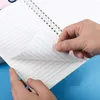 1set Binder Spiral Coil Book Cute Cartoon 60Sheet Thicken Notepad Notebook Student Learning Korean Stationery School Supplies