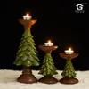 Candle Holders Vintage Christmas Holder Ornaments European Living Room Desktop Candelabros Para Velas Home Decor