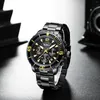 Wristwatches 2023 BODEN Men's Quartz Watches Top Multifunctional Chronograph Sports Watch Men Waterproof Relogios Masculino