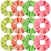 Chouchous élastiques en velours pour femmes et filles, rose, jaune, vert, Orange, élastique pour queue de cheval, corde en caoutchouc, accessoires pour cheveux