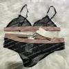 Letter Diamond Lingerie Bikini Set Black Tulle baddräkt Kvinnor Kristaller Badkläder Sexig Biquini 2021 Mujer Bathing Suit2581