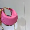 Fendibags torby na ramię moda dla kobiet torebka luksusowy skórzany łańcuch torby na ramię dolne litery torebki vibe ava designer graficzny ins Tote mini torby 814