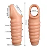 Sex Spielzeug Massagegerät Männer Verzögerung Sperre Sperma Sex Spielzeug Spielzeug Gewinde Enhancer Ring Penis Extender Sleeve Erektion Cock Erotik