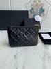 العلامة التجارية الفاخرة CC Wallet Pendant Cardholder Top Class Real Pickup Bag Zero Money Bag