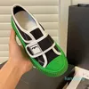 Novo estilo feminino bolo de esponja sola grossa velcro sapatos formais tecido de lona clássico retro versátil biscoito sapatos de pele de carneiro almofada de látex sola de borracha sapatos casuais