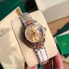 Z oryginalnymi papierami do pudełka luksusowe kobiety oglądają damę rozmiar 31 mm Date dziewczyna Sapphire Glass zegar na rękę Automatyczny ruch mechaniczny Watch 68