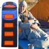 Sleeping Bags Down Heated Bag USB Rechargeable Thermal Warm for Adults Camping Hiking Outdoor Waterproof Comfy Suitable 230909