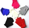 Kerstcadeaus Kinderen Winterhandschoenen Effen kleur Candy Volvinger Magic Knit Warm Jongens en meisjes skiën Stretch buitenshuis breien