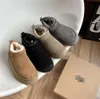 Femmes hiver Ultra Mini Boot Designer bottes à plate-forme australienne pour hommes en cuir véritable chaud cheville fourrure chaussons luxueux chaussure Ugglies bottes