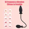 Sex Toys Massager Inflatable Butt Plug Anal Dilator Expandable Balls Pump for Men Women Gay