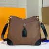 Odeon vintage tryck kvinnor totes axel crossbody väskor lyxdesigner handväskor med rem mode messenger väska hobo shopping r4259a