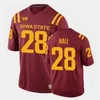 Iowa State Cyclones voetbalshirt 24 Abu Sama Iii 17 Kai Black 21 Jamison Patton 50 Tyler Maro 23 Will Mclaughlin 18 Benjamin