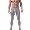 ondergoed mannen leggings warme broek ultradunne ijs zijde thuis slipje lange onderbroek heren sexy leggings cueca masculina strakke broek men300z