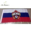 Russie CSKA moscou FC 3 5ft 90cm 150cm Polyester drapeau bannière décoration volant maison jardin drapeau cadeaux de fête 2132