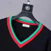 Мужской свитер Дизайнерский пуловер Свитер с круглым вырезом Свитер Коренастый теплый Модный свитер с длинными рукавами Повседневный осенне-зимний свитер Азиатский размер M-3XL GH72