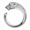 Ring der Panthere-Serie, Diamanten der Luxusmarke, offizielle Reproduktionen, hochwertige 18-Karat-vergoldete Ringe, Markendesign, neu verkaufter Diamant A269S