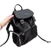 2021 Unisex Luxury Black Backpacks Designers Nylon School Bags Students Back Packs Medium Size with Triangle Famous Handbags Large256G