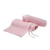 Yatak rayları çit çocuk güvenli çizgi karyolası unisex 2pcs 150cm320cm yaz bebek beşik tampon polyester doğumlu tamponlar 230909