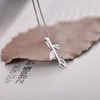 Hangertjes kettingen Festival Geschenk - 1 stuks 925 zilveren bladknop ketting Herfststijl 2023 Mode-sieraden Voor Charme Dames