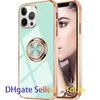 Coque de téléphone de luxe galvanisée, souple, fine, résistante aux chocs, pour iPhone 15 14 13 12 11