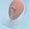 2 pezzi nappe ciondolo anello capezzolo piercing zircone lucido bilanciere in acciaio inossidabile barra scudo per il seno per le donne gioielli sexy per il corpo