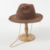 Chapeaux Fedora rétro pour femmes et hommes, épingles de design à la mode, chapeaux de Jazz en feutre, automne hiver, casquette formelle de mariage élégante