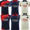 23 24 Hombres psgS Chándal de fútbol Jersey polo Barcelona Set Entrenamiento para adultos Camisetas de fútbol 2023 2024 París para hombre Camiseta sin mangas de manga corta