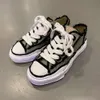 Maison Mihara Yasuhiro Designer Canvas Canvas Shoes Toe Cap Mmy Geanle Leather Black White Sneakers Luxury Flat Flat Flat