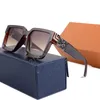 2023 Luxus MILLIONAIRE 96008 Sonnenbrille für Männer Vollformat Vintage Designer-Brillen-Sonnenbrille für Frauen Shiny Gold Logo Hot mit Box