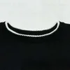 Мужские свитера 23FW Классический жаккардовый свитер Margiela с цифрами для мужчин и женщин Повседневная негабаритная вязанная кофта с круглым вырезом высокого качества T230910
