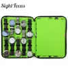 Sight Focus 40 Slot Felt Watch Organizer Box Gray Watch Storage Case Case Case Double Layer Band Band Band Bag241u