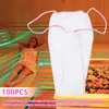 Kadın Külotları 100 PCCS Kadınlar için Spa T Tanga Salon Bireysel olarak sarılmış Yumuşak iç çamaşırı Elastik Bel Bandı Bronzlaşma Sararları D241E