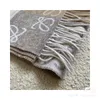 Fin Young Wool Cashmere Scarf Women's Winter Thicked Warm Scarf Shawl Dual Purpose Jacquard Scarf