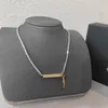2022 moda de luxo colar designer jóias festa diamante pingente rosa ouro colares para mulheres jóias charme gift215j