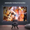 3D 4K Mini Sinema Akıllı Android WiFi Taşınabilir 1080p Ev Tiyatrosu Video LED Açık Mekan DLP Projektör